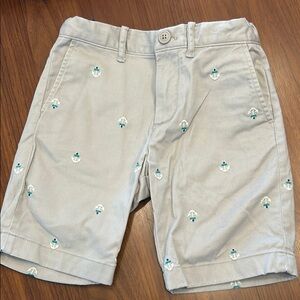 Gray Anchor-Patterned Boys Shorts